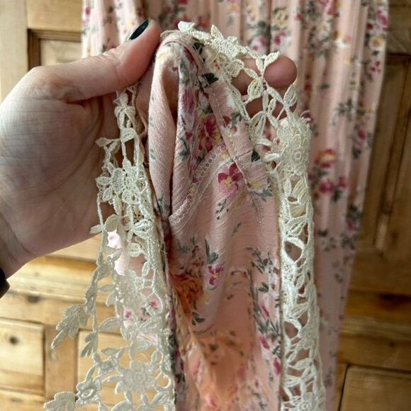 Liza Lynn Western Wear Floral Print Elastic Waist Skirt ***Needs Elastic Replace - Picture 5 of 7